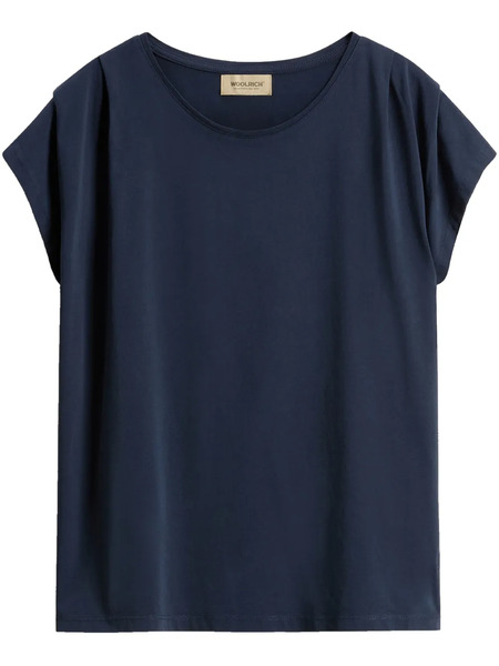  Woolrich Camiseta Con Pliegues - Azul 