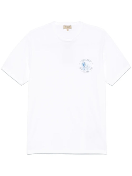  Woolrich Camiseta De Algodón - Blanco 