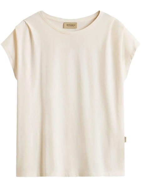  Woolrich Camiseta Plisada - Blanco 