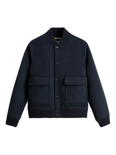  Woolrich Chaqueta Bómber Con Bolsillo De Parche - Azul 