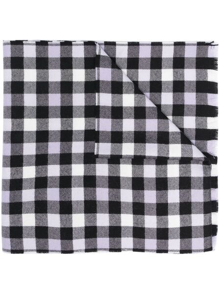  Woolrich Fular Buffalo A Cuadros Gingham - Morado 