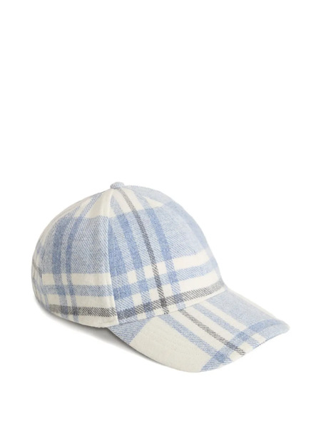  Woolrich Gorra A Cuadros - Blanco 