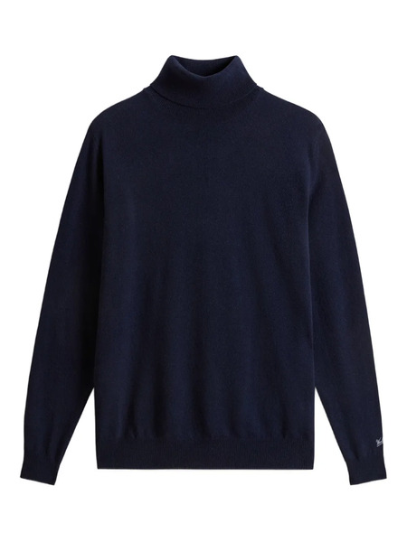  Woolrich Jersey Con Cuello Alto - Azul 