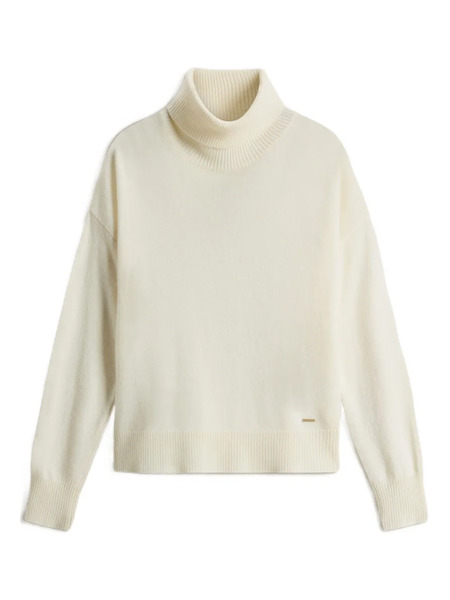  Woolrich Jersey Con Cuello Alto - Neutro 