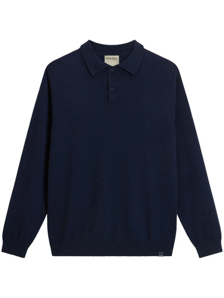  Woolrich Jersey Con Cuello De Polo - Azul 