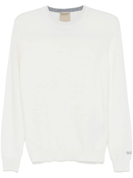  Woolrich Jersey Con Cuello En V - Blanco 