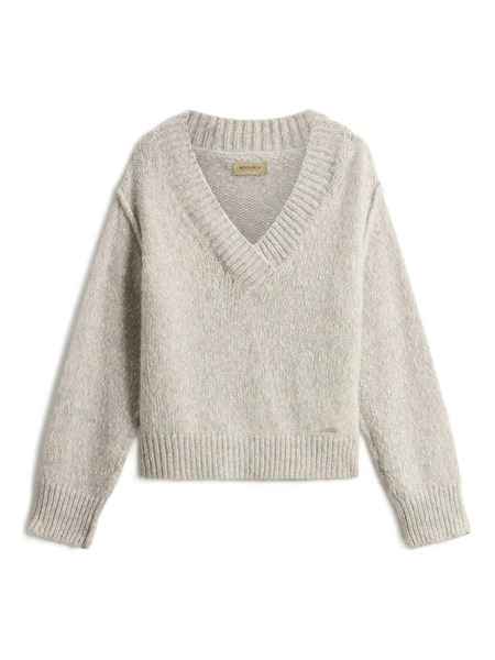  Woolrich Jersey Con Cuello En V - Gris 