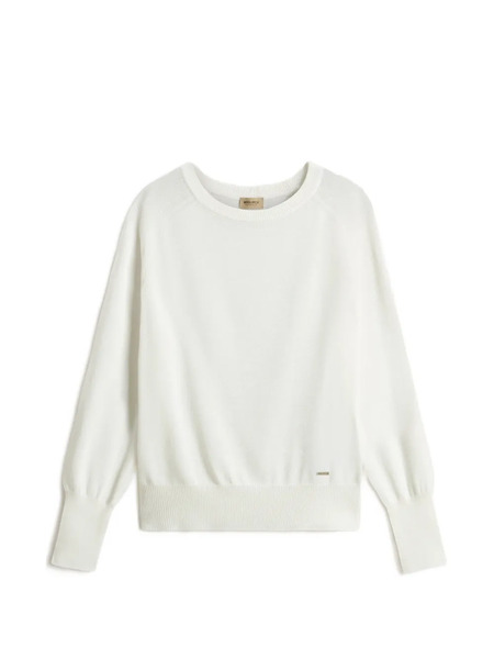  Woolrich Jersey Con Cuello Redondo - Blanco 