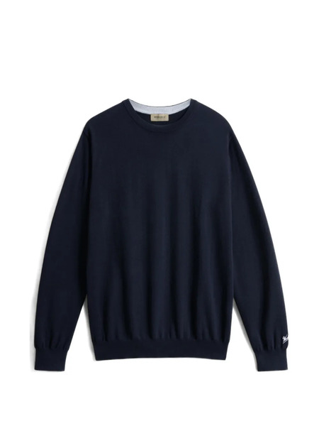  Woolrich Jersey De Algodón Con Logo - Azul 