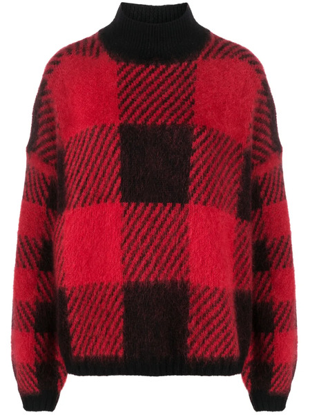  Woolrich Jersey De Punto A Cuadros - Rojo 
