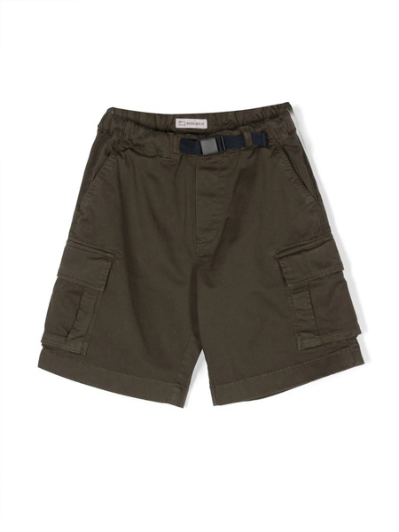  Woolrich Kids Bermudas Cargo Con Hebilla - Verde 