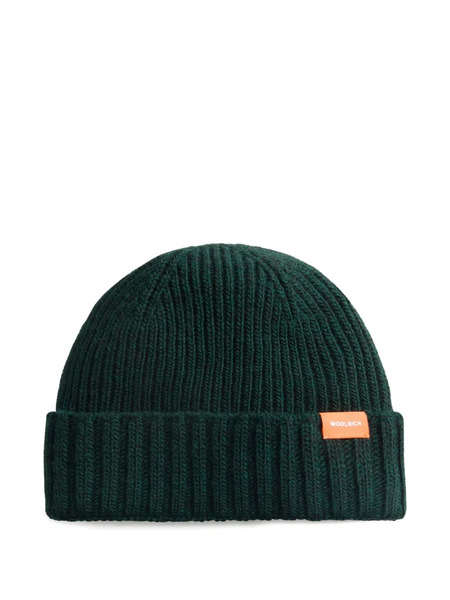  Woolrich Kids Gorro Con Detalle De Logo - Verde 