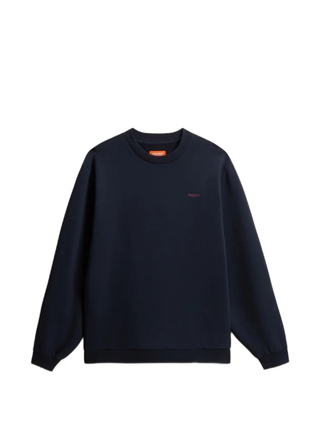  Woolrich Kids Sudadera Con Cuello Redondo - Azul 