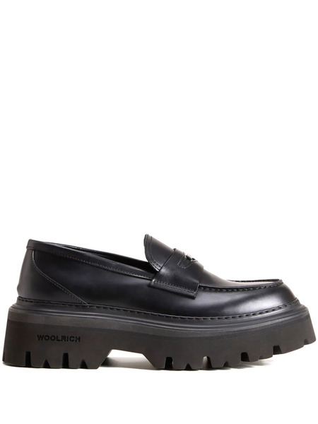  Woolrich Mocasines Con Puntera Redonda - Negro 