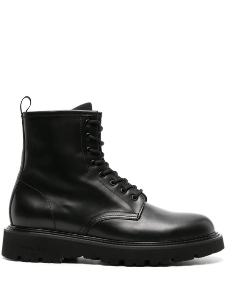  Woolrich New City Leather Boots - Negro 