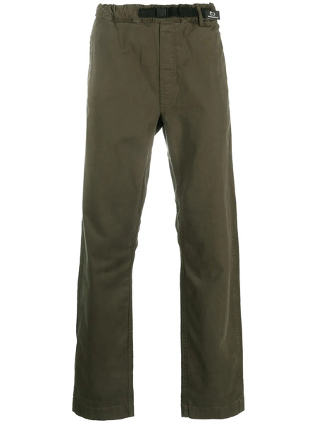  Woolrich Pantalones Rectos Con Hebilla - Verde 