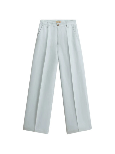  Woolrich Pantalones Rectos Con Trabillas - Azul 