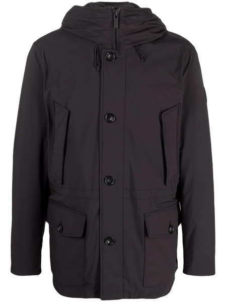  Woolrich Parka Arctic Acolchada Con Capucha - Negro 