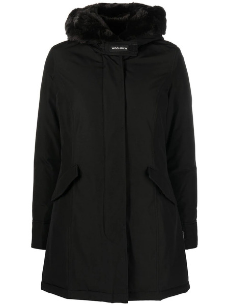  Woolrich Parka Beaker Con Capucha - Negro 