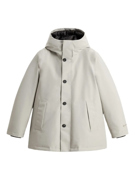  Woolrich Parka Con Capucha Y Botones - Gris 