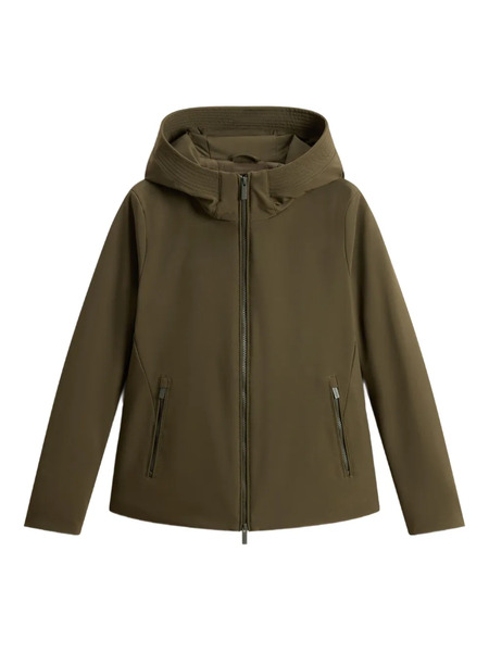  Woolrich Parka Con Capucha Y Cremallera - Verde 