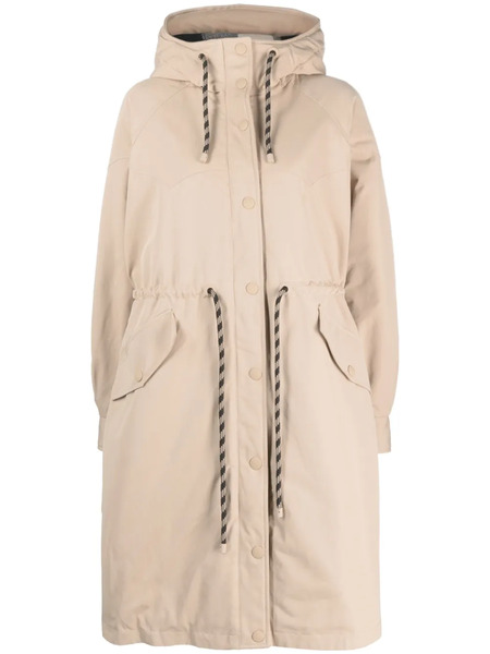  Woolrich Parka Larga Con Cordones - Neutro 
