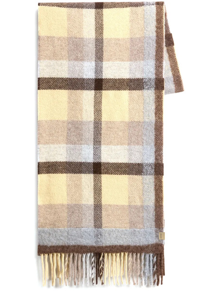  Woolrich Pashmina A Cuadros - Neutro 