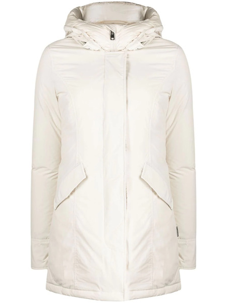  Woolrich Plumífero Con Capucha - Blanco 