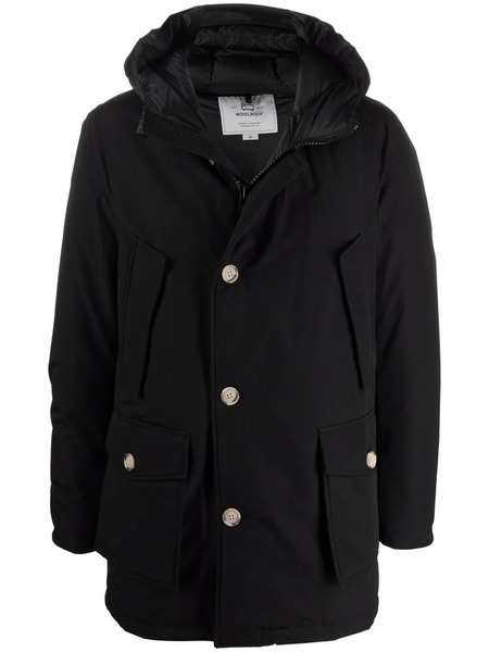  Woolrich Plumífero Con Capucha - Negro 