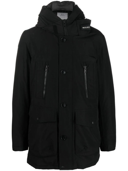  Woolrich Plumífero Con Capucha - Negro 