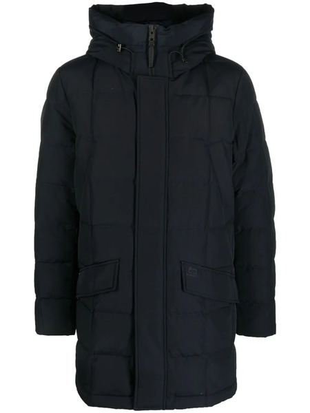  Woolrich Plumífero Con Cuello Alto - Azul 