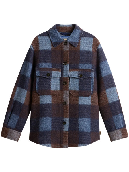  Woolrich Sobrecamisa A Cuadros - Azul 