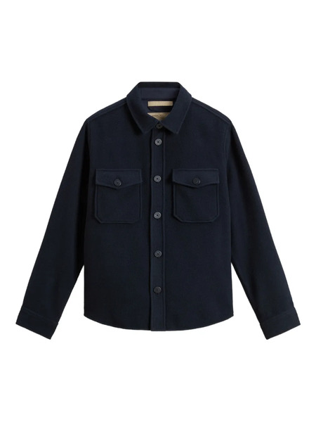  Woolrich Sobrecamisa Con Doble Bolsillo - Azul 