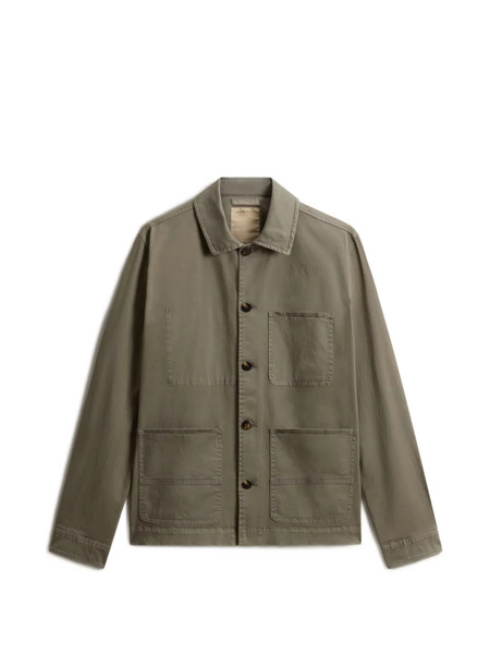  Woolrich Sobrecamisa Teñida - Verde 