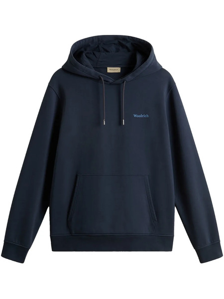  Woolrich Sudadera Con Capucha Y Estampado Gráfico - Azul 
