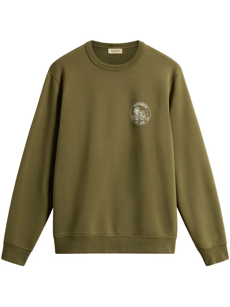  Woolrich Sudadera Con Estampado Gráfico - Verde 