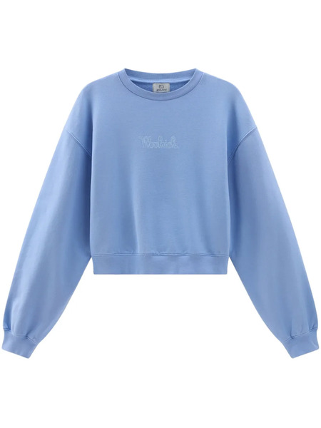  Woolrich Sudadera Con Logo Bordado - Azul 