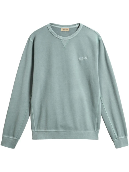  Woolrich Sudadera Con Logo Bordado - Verde 