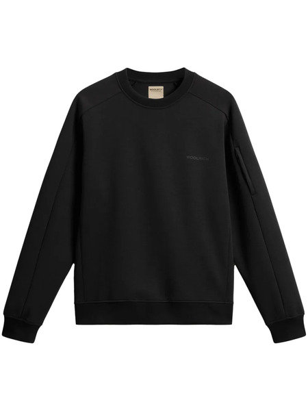  Woolrich Sudadera Con Logo Estampado - Negro 