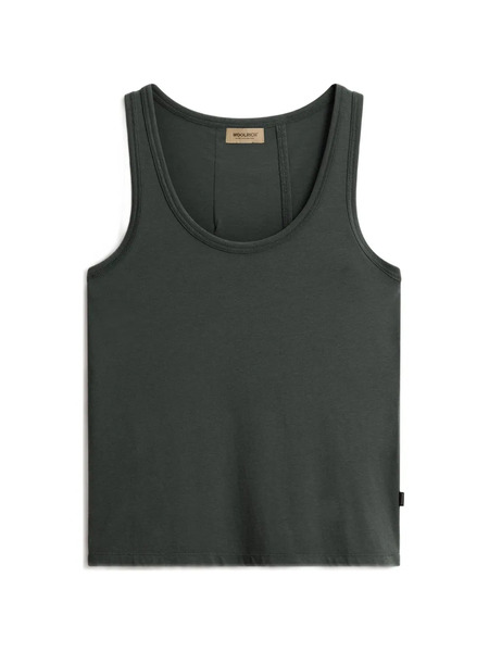  Woolrich Top Con Cuello Redondo - Verde 