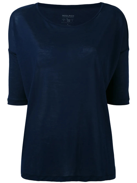  Woolrich Top Holgado Clásico - Azul 