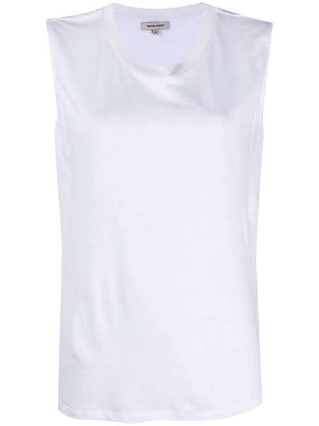  Woolrich Top Sin Mangas - Blanco 