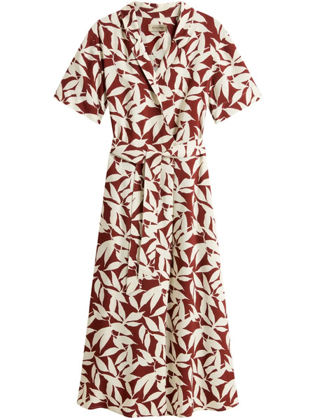  Woolrich Vestido Midi Estampado - Rojo 