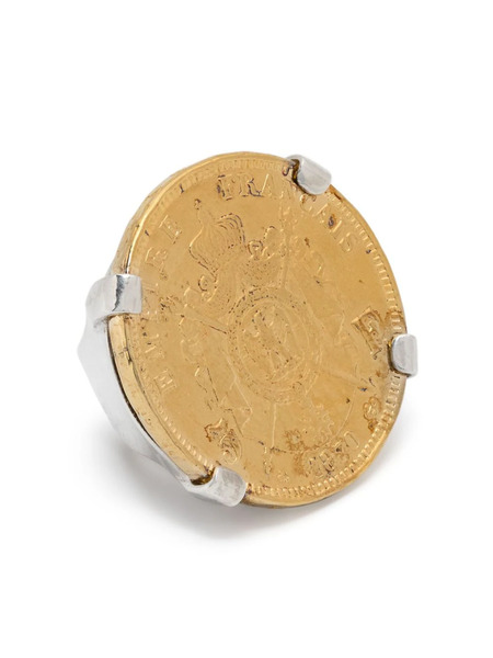  Wouters & Hendrix Large Coin Ring - Dorado 