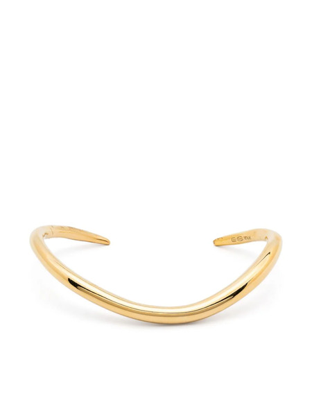  Wouters & Hendrix Wavy Bangle Bracelet - Dorado 