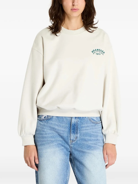  Wrangler Jersey Con Logo Estampado - Blanco 
