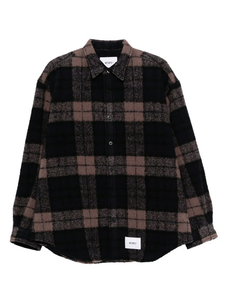  Wtaps Camisa A Cuadros - Azul 