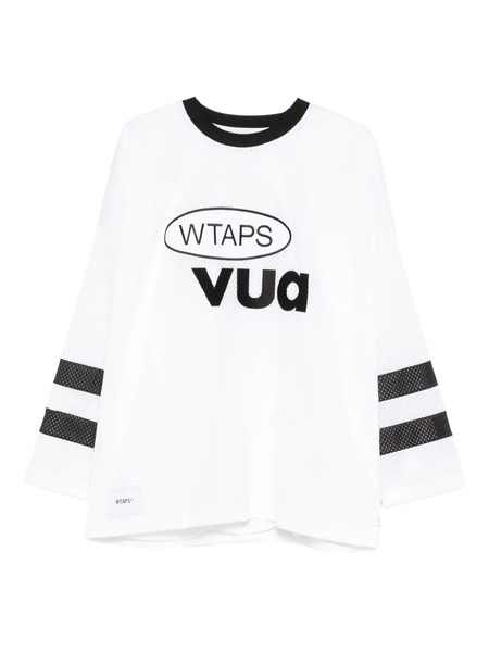  Wtaps Camiseta Netminder Con Logo - Blanco 