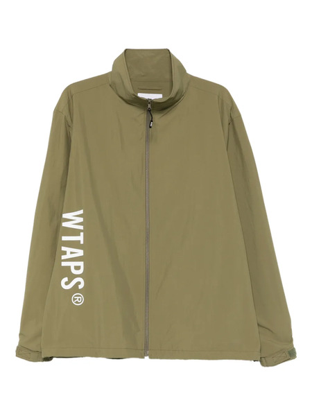  Wtaps Cortavientos Con Logo Estampado - Verde 