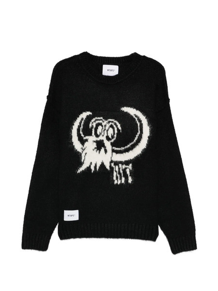  Wtaps Jersey Con Cuello Redondo - Negro 